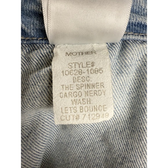 * Mother Superior Jeans Womens 26 The Spinner Cargo Nerdy / Let's Bounce - Picture 9 of 16